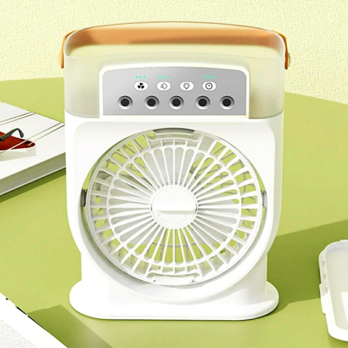 3 in 1 Mini Portable and Rechargeable Air Cooler Humidifier Fan
