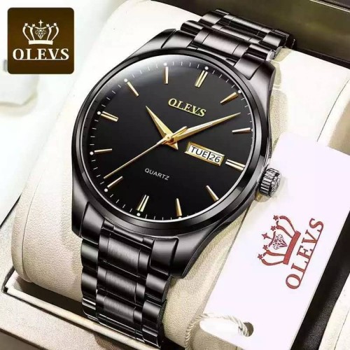 Olevs 6898 CH Black Watch – Luxury Men’s Wristwatch with Stylish Design